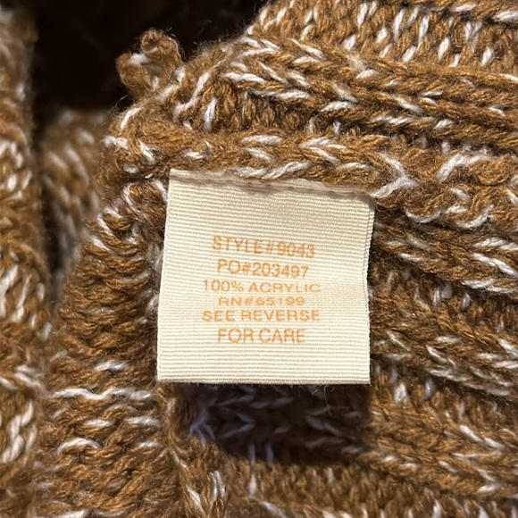 NWOT Loverocks Women’s Large Button Down Cardigan Drawstring Crochet Knit V Neck - Picture 6 of 6